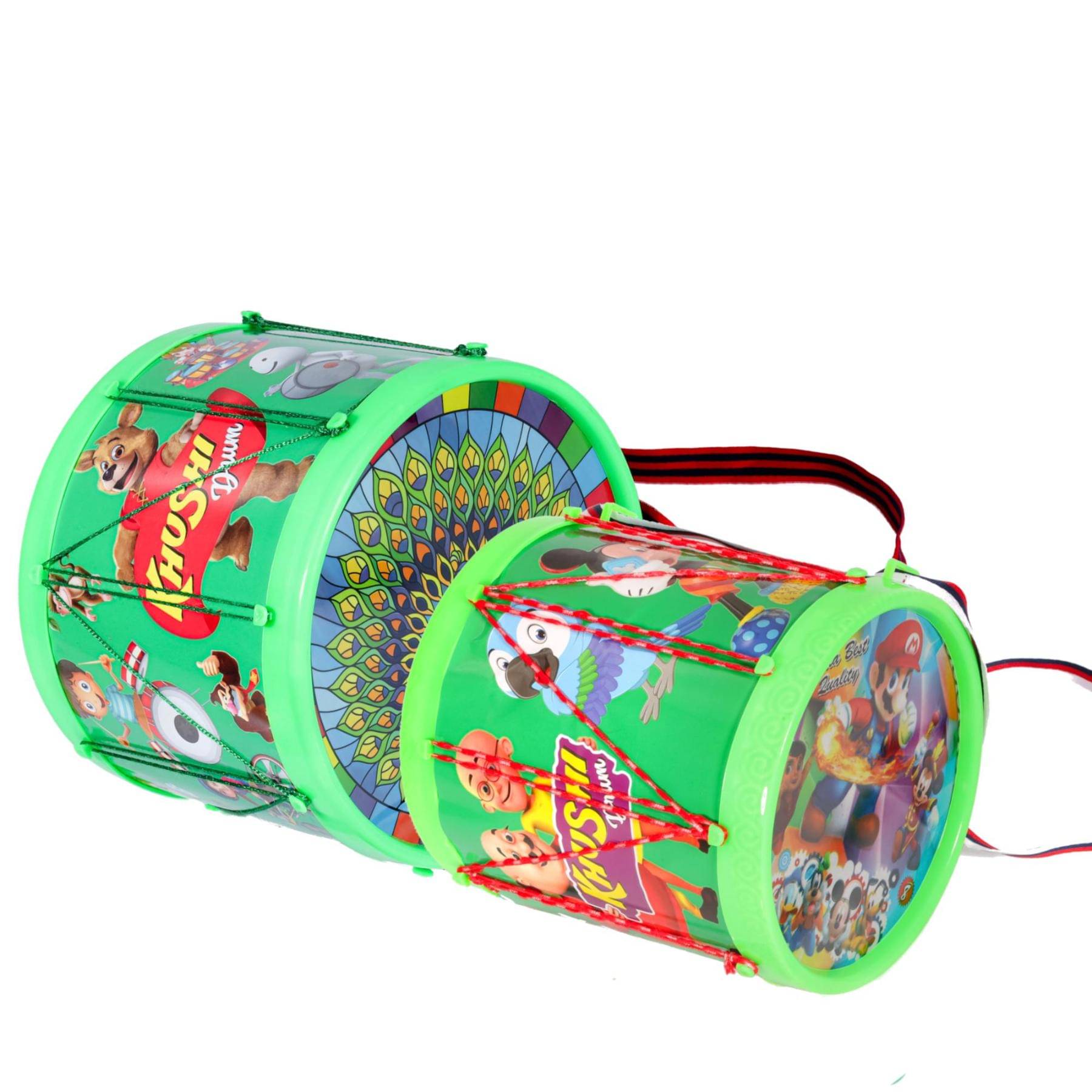     			Drum Combo of Long and Big Drum ( 17.4x17.8cm, 22.3x16.9cm )