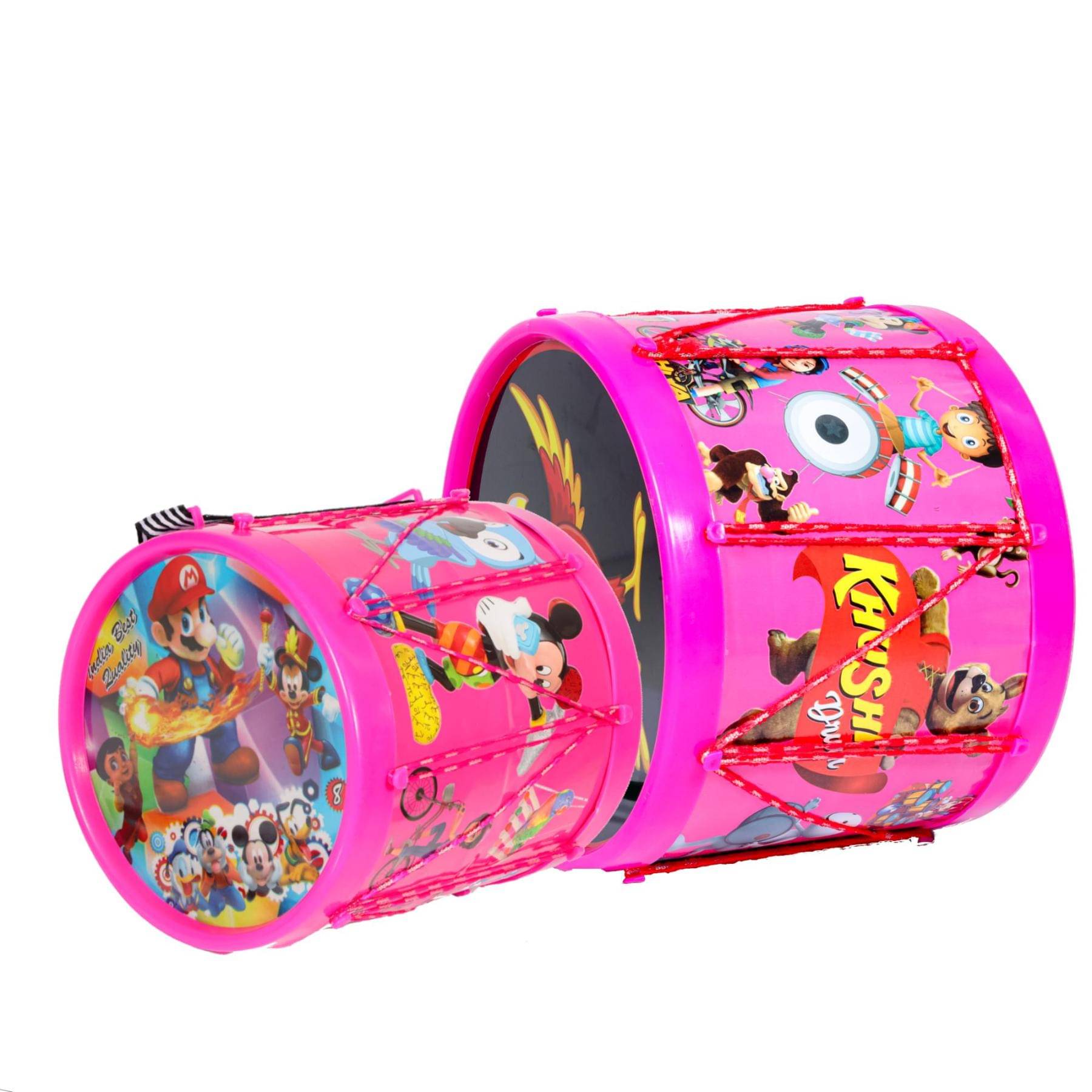     			Drum Combo of Long and Big Drum ( 17.4x17.8cm, 22.3x16.9cm )