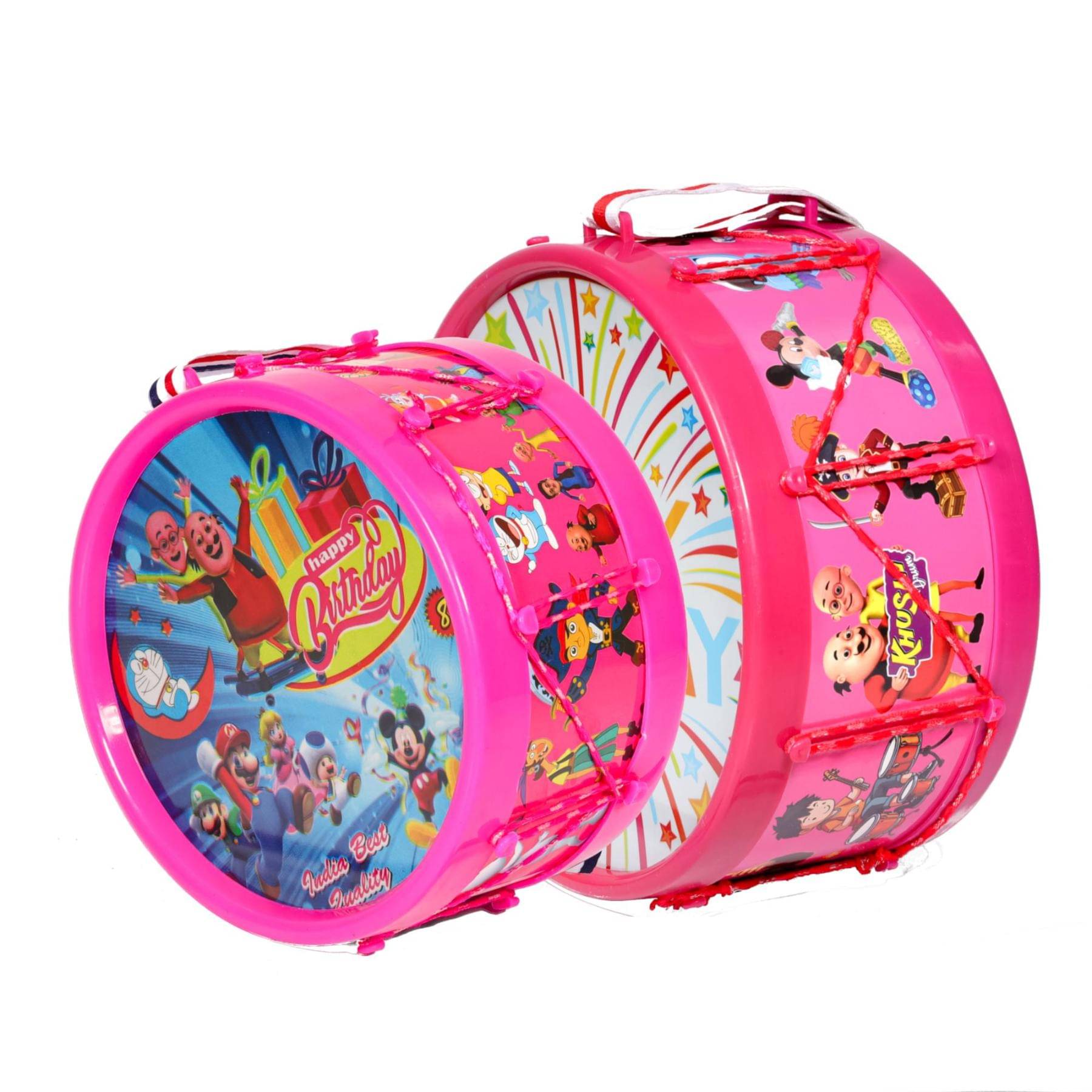     			Drum Combo of Small and Medium ( 17.4x9.2cm, 20.3x10.7cm )