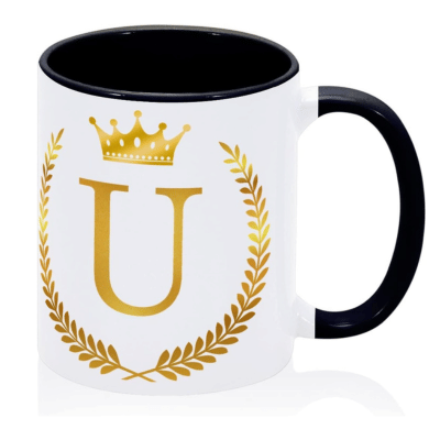InShreys Monogram Intial Graphic Ceramic Coffee Mug 330 mL ( Pack of 1 ) InShreys Monogram Intial Graphic Ceramic Coffee Mug 330 mL ( Pack of 1 )