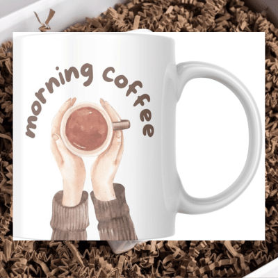     			InShreys Morning Booster Graphic Ceramic Coffee Mug 330 mL ( Pack of 1 )