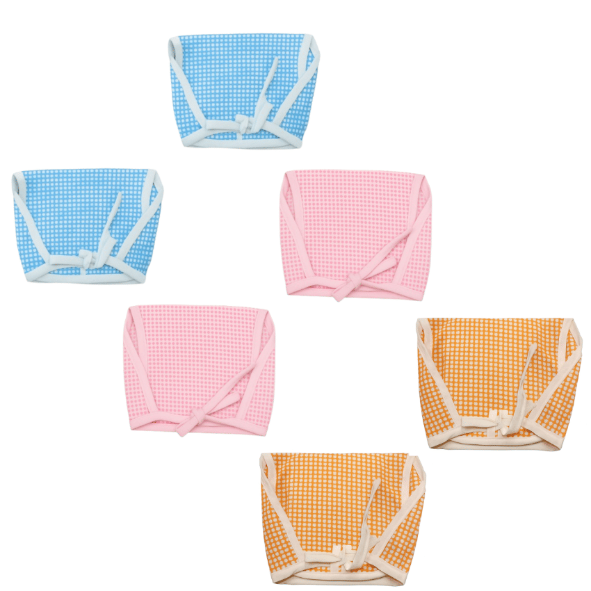 Kalra Magic Baby Reusable Cloth | Diaper Nappies | 100% Pure Cotton Double Layered | Extra Soft & Breathable Nappy For Baby Girl & Baby Boy | Nappy Pants for Newborn Child Toddler Infant  Pck-6