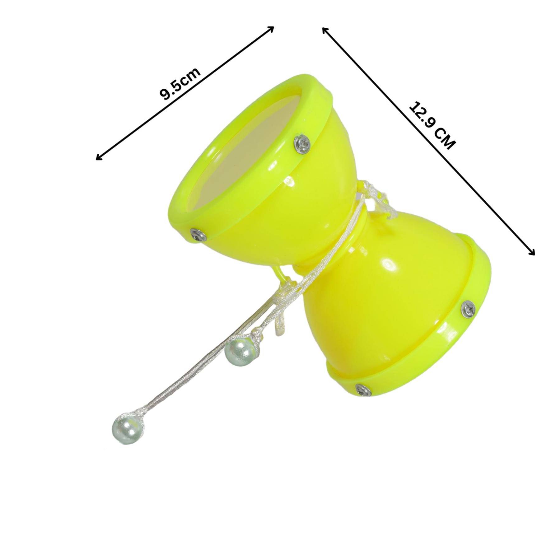     			Musical Damru Combo of Medium and Big ( 8.3x10.2 cm, 9.5x12.9 cm )