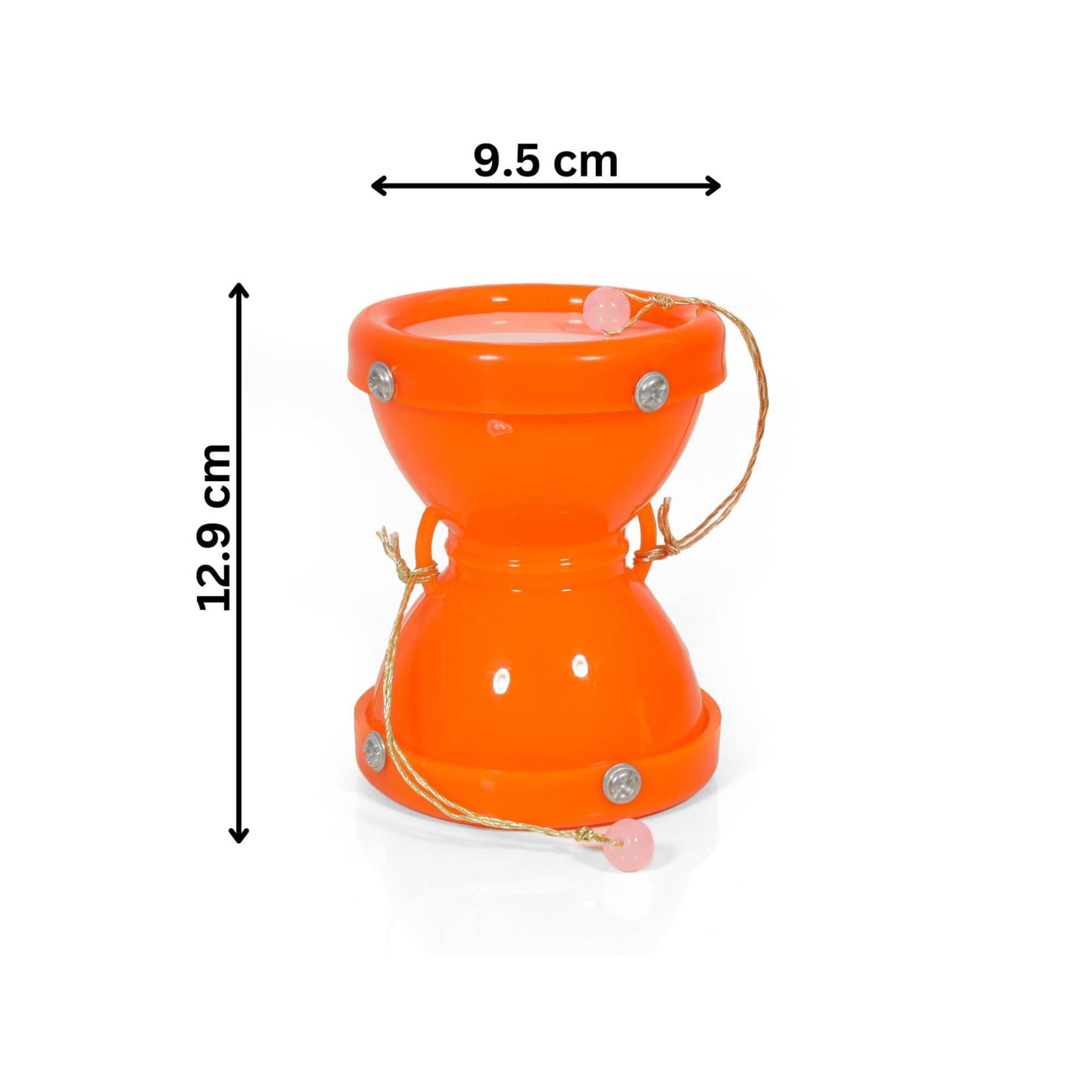     			Musical Damru Combo of Medium and Big ( 8.3x10.2 cm, 9.5x12.9 cm )