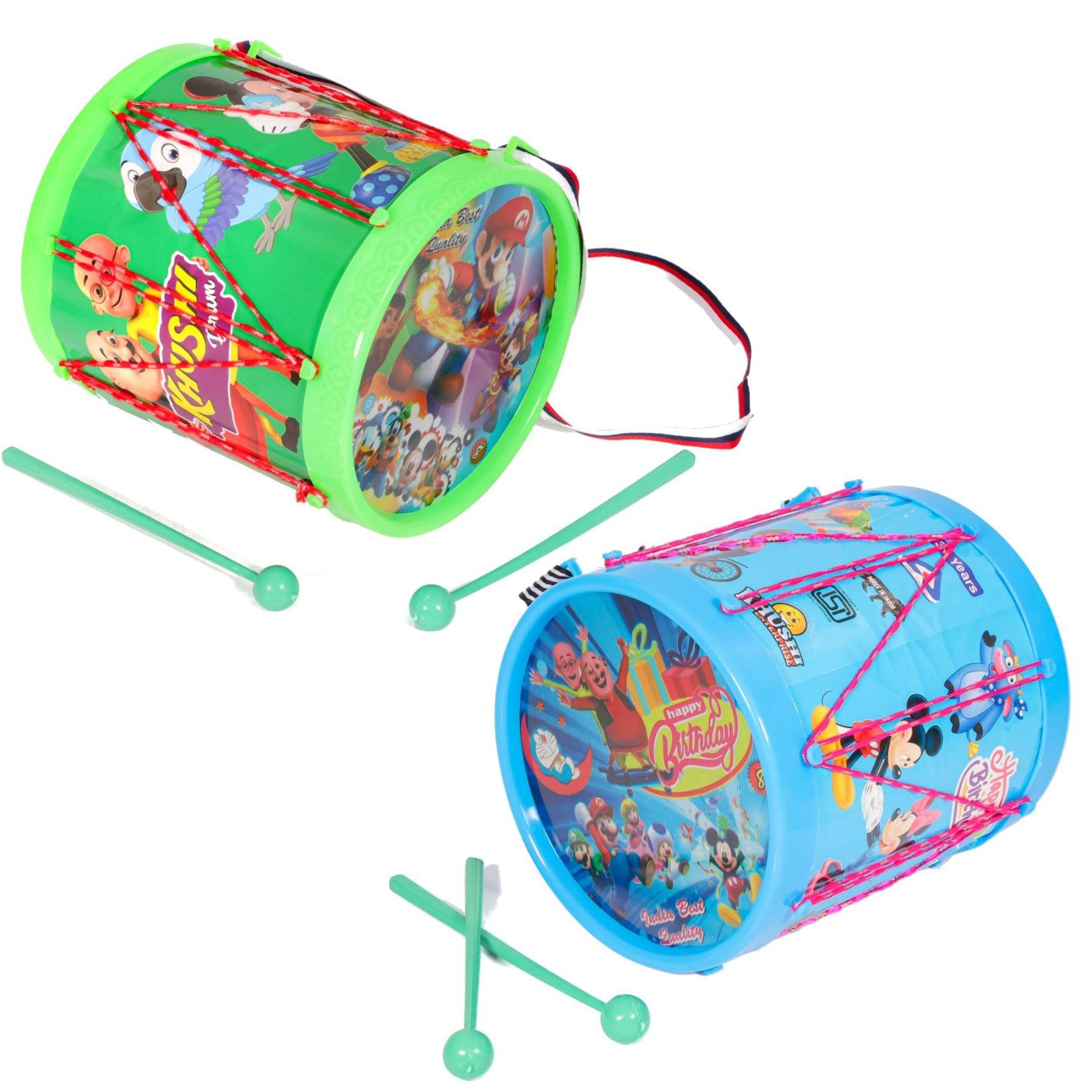     			Musical Drum 2 Piece Set ( 17.4 x 17.8 cm )