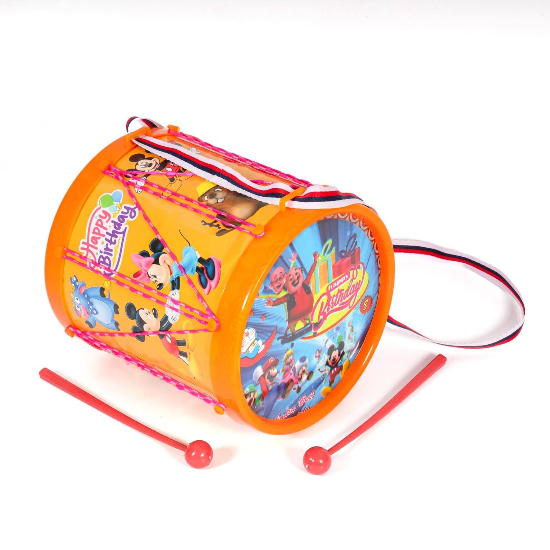     			Musical Plastic Long Drum 17.4 x17.8 cm 400 grams