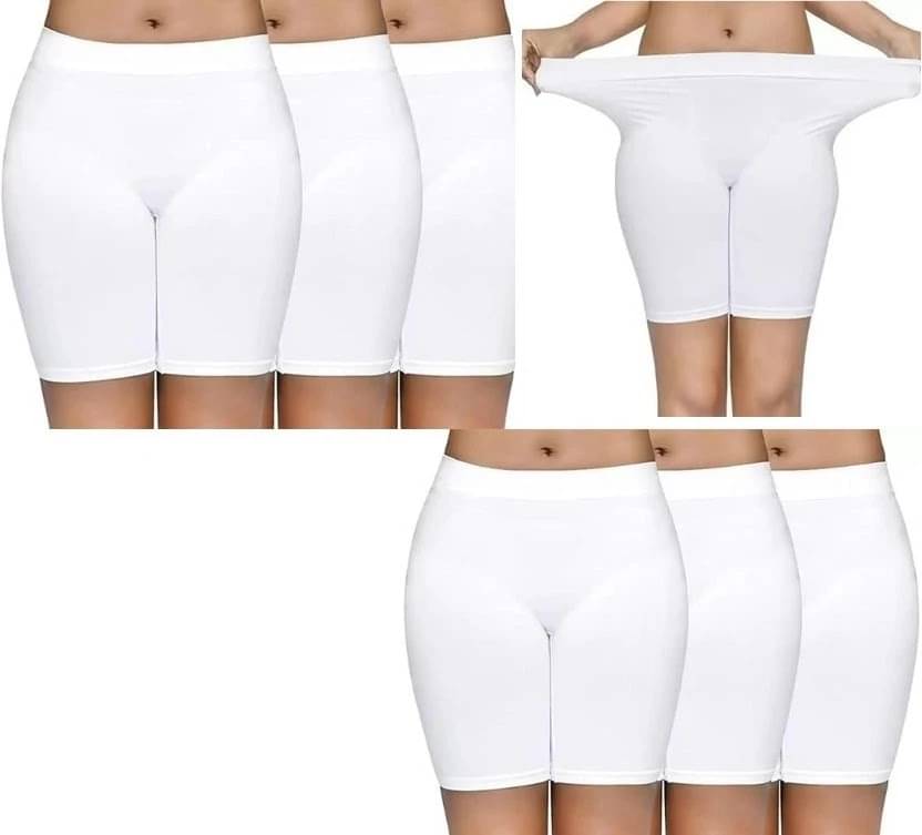     			NIORT FASHION Pack of 7 Girls Cotton Blend Shorts ( White )