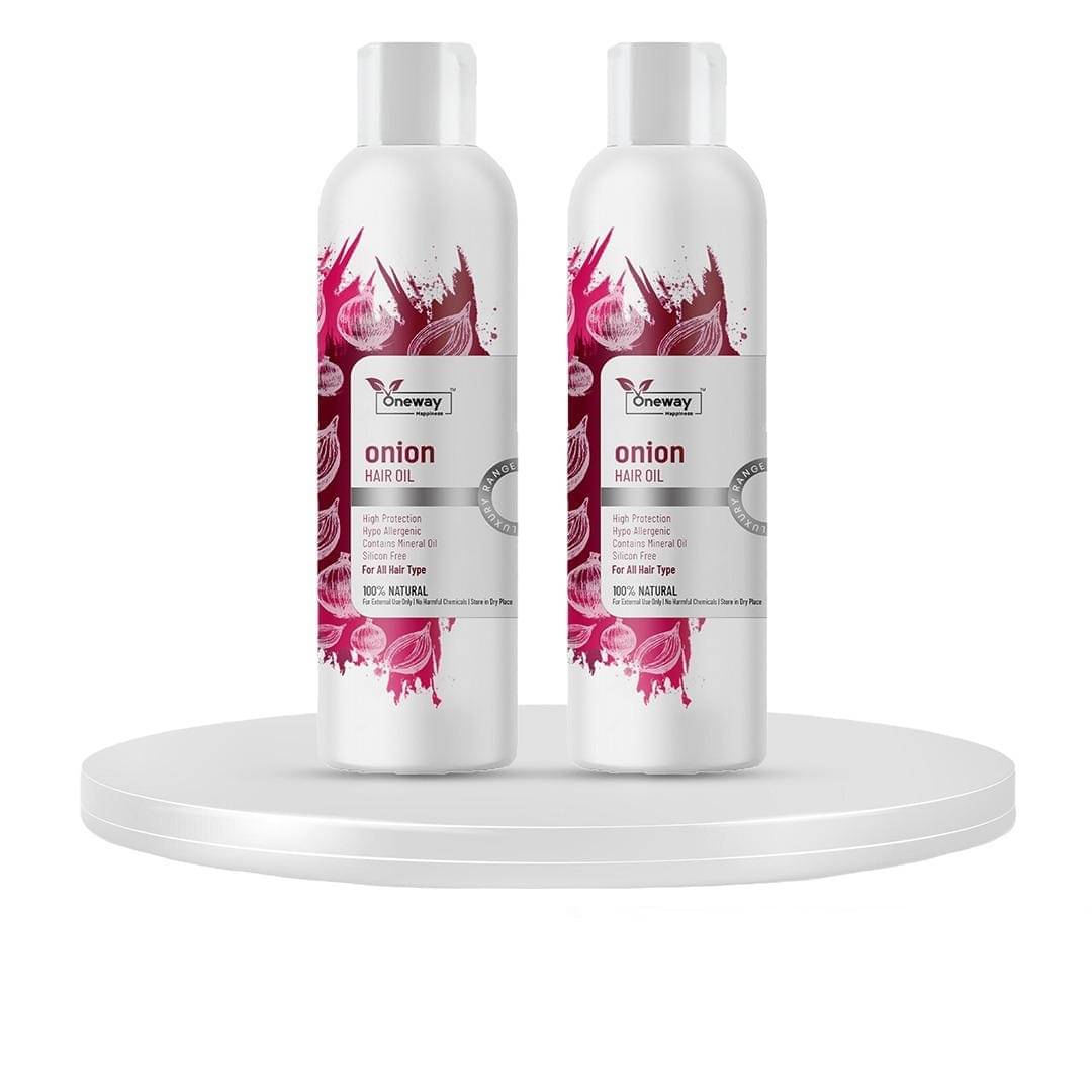 Oneway Happiness Hair Growth Onion Oil 400 ml ( Pack of 2 ) Oneway Happiness Hair Growth Onion Oil 400 ml ( Pack of 2 )