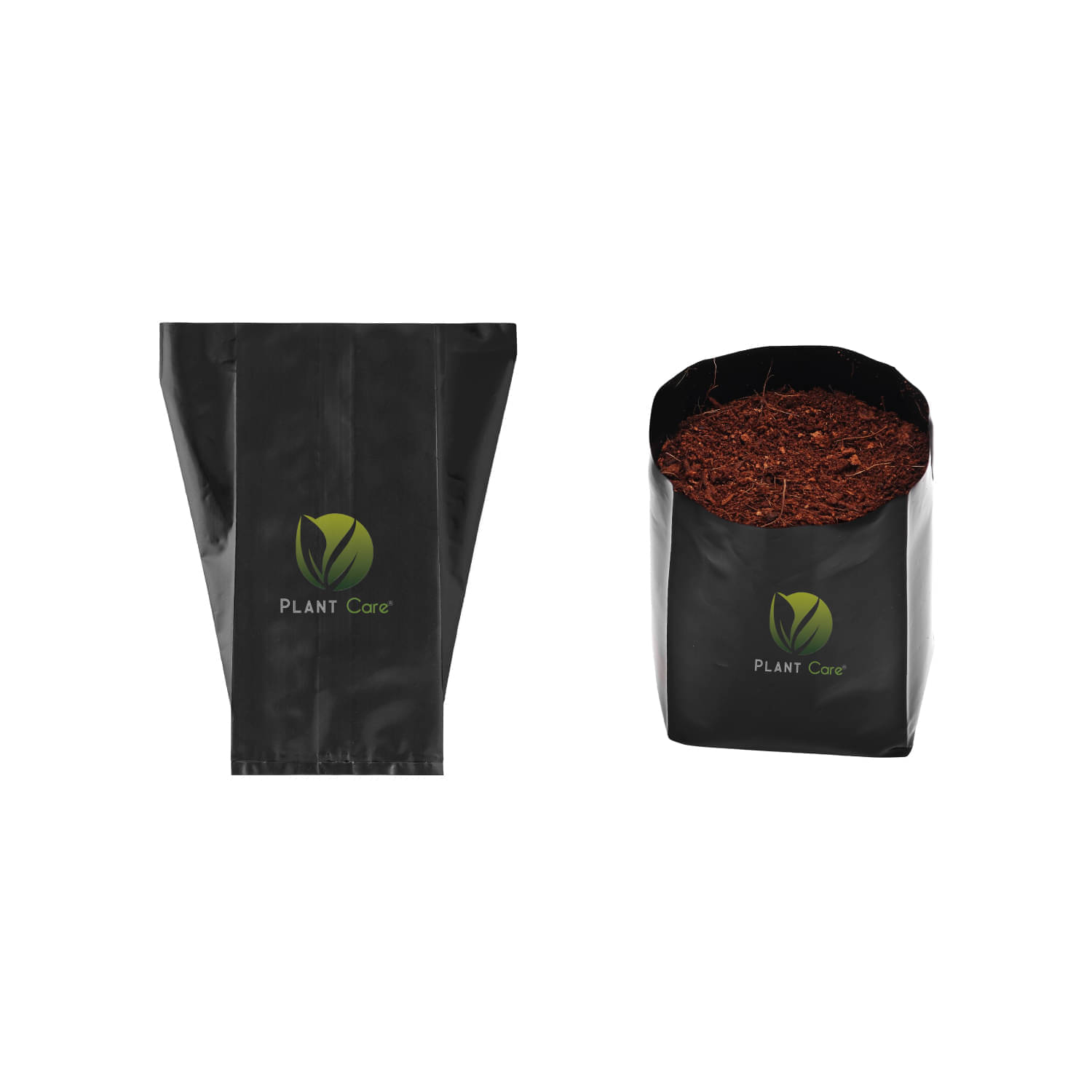     			PLANT CARE Regular Size Nursery Poly Bags - Terrace Gardening Planters For Vegetables, Fruits And Flowers (Size-6X8 Inch, 200)