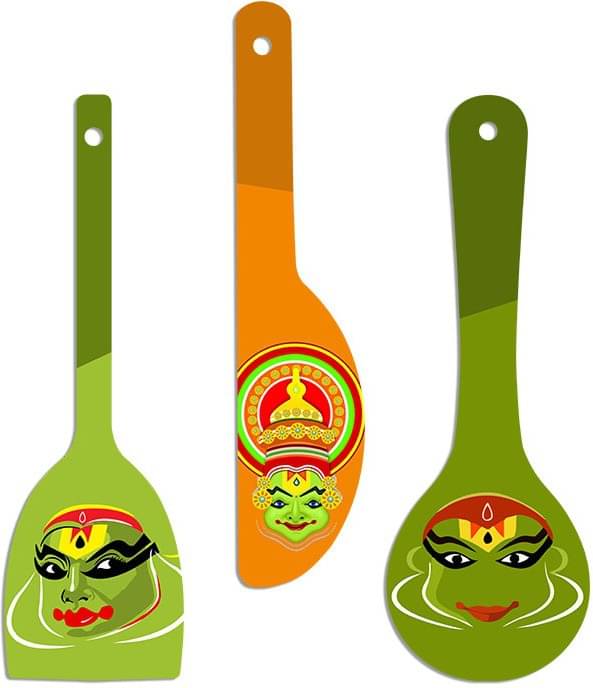 SAF Set of 3 Kathakali Face MDF Spoon Wall Hangings – South Indian Classical Dance Art Wall Decor – Colorful Wooden Kitchen Wall Panels for Home & Cafe Decoration SAF Set of 3 Kathakali Face MDF Spoon Wall Hangings – South Indian Classical Dance Art Wall Decor – Colorful Wooden Kitchen Wall Panels for Home & Cafe Decoration