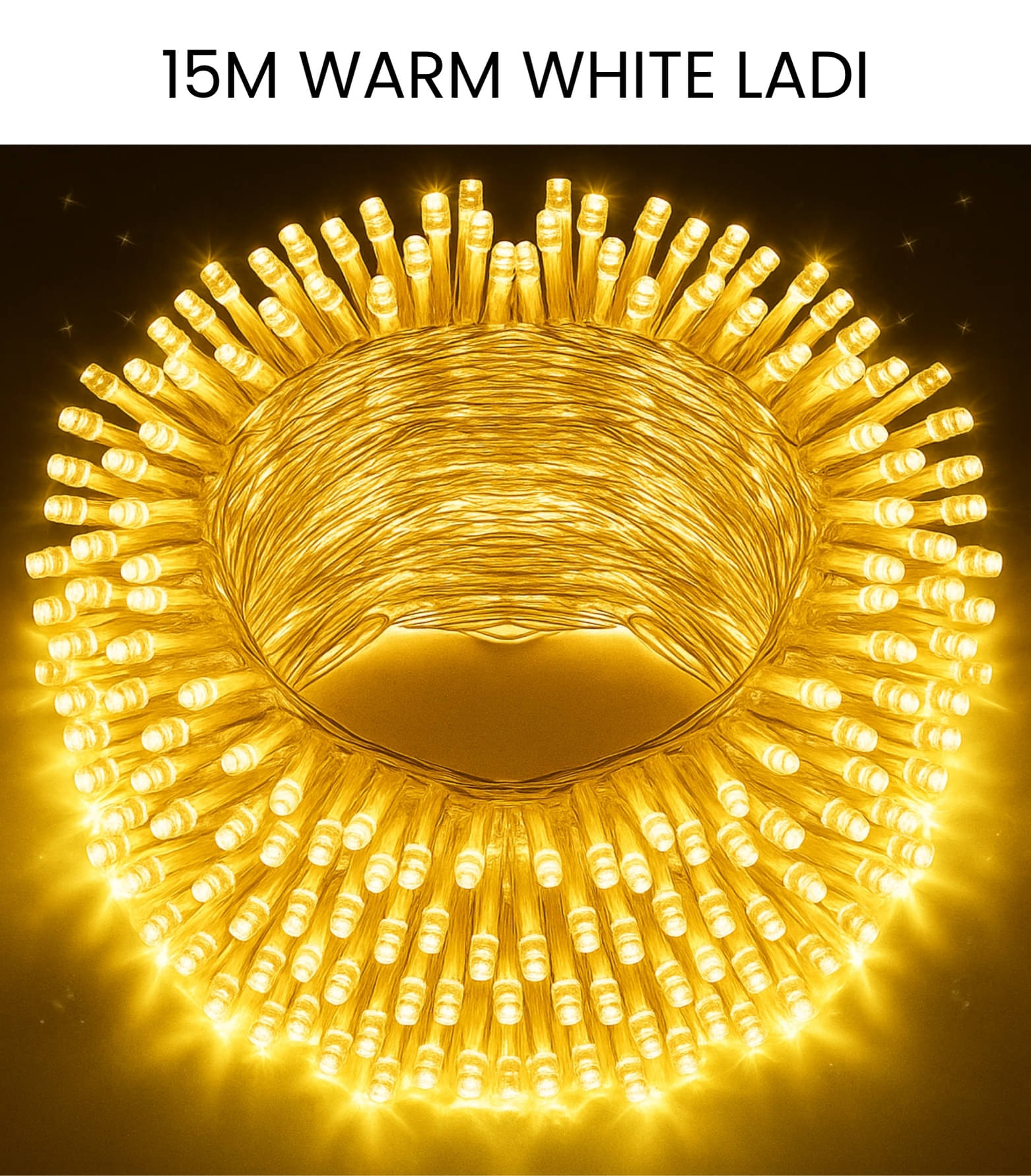     			SPARKWORLD Yellow 15M String Light ( Pack of 1 )