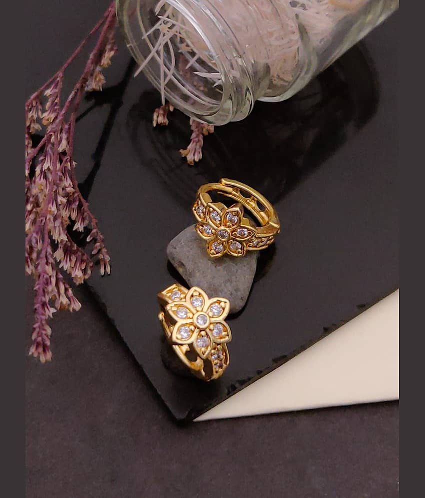 Shivay Fashion Gold Bali Earrings ( Pack of 1 ) - Earrings | Buy online on ZillyBuy