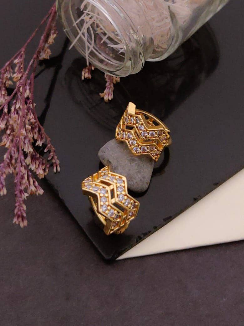 Shivay Fashion Gold Bali Earrings ( Pack of 1 ) - Earrings | Buy online on ZillyBuy