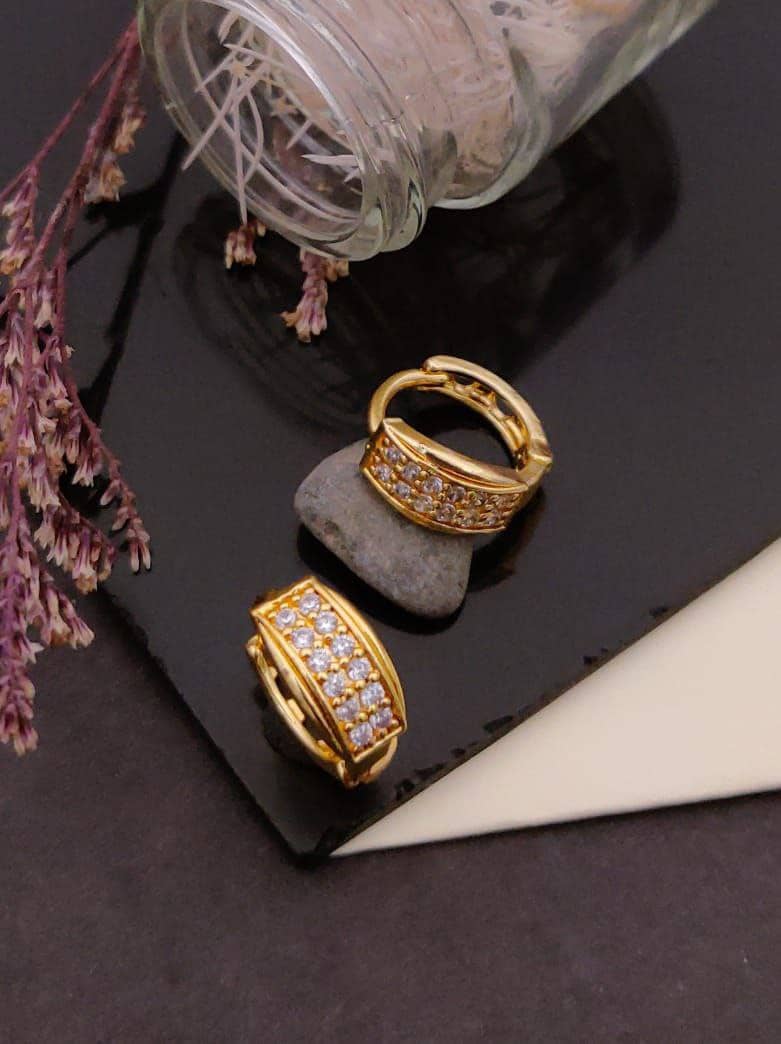 Shivay Fashion Gold Bali Earrings ( Pack of 1 ) - Earrings | Buy online on ZillyBuy