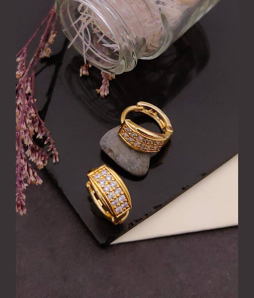 Shivay Fashion Gold Bali Earrings ( Pack of 1 ) - Earrings | Buy online on ZillyBuy