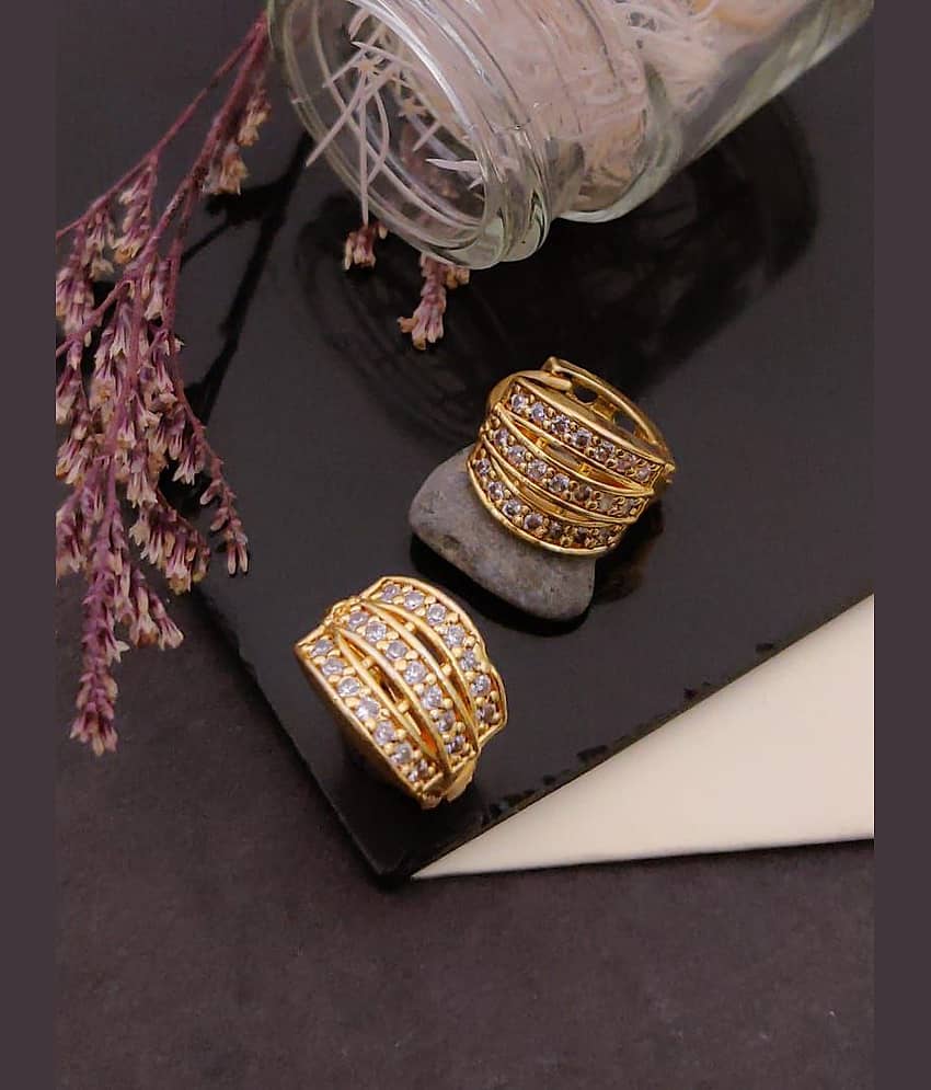 Shivay Fashion Gold Bali Earrings ( Pack of 1 ) - Earrings | Buy online on ZillyBuy