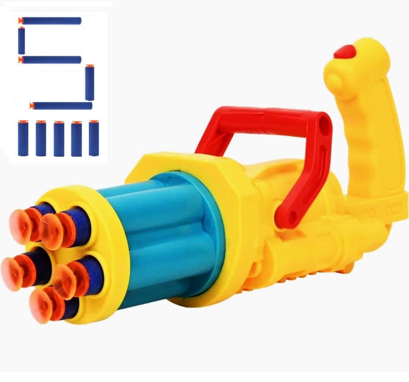    			Toy Cloud DartX Storm Soft Bullet Gun for Kids Dart Blaster Toy Gun with Safe Foam Bullets Ideal for Boys Ages 8-14 Years Fire 5 Darts with Rotate The Barrel with 5 Soft Foam Darts