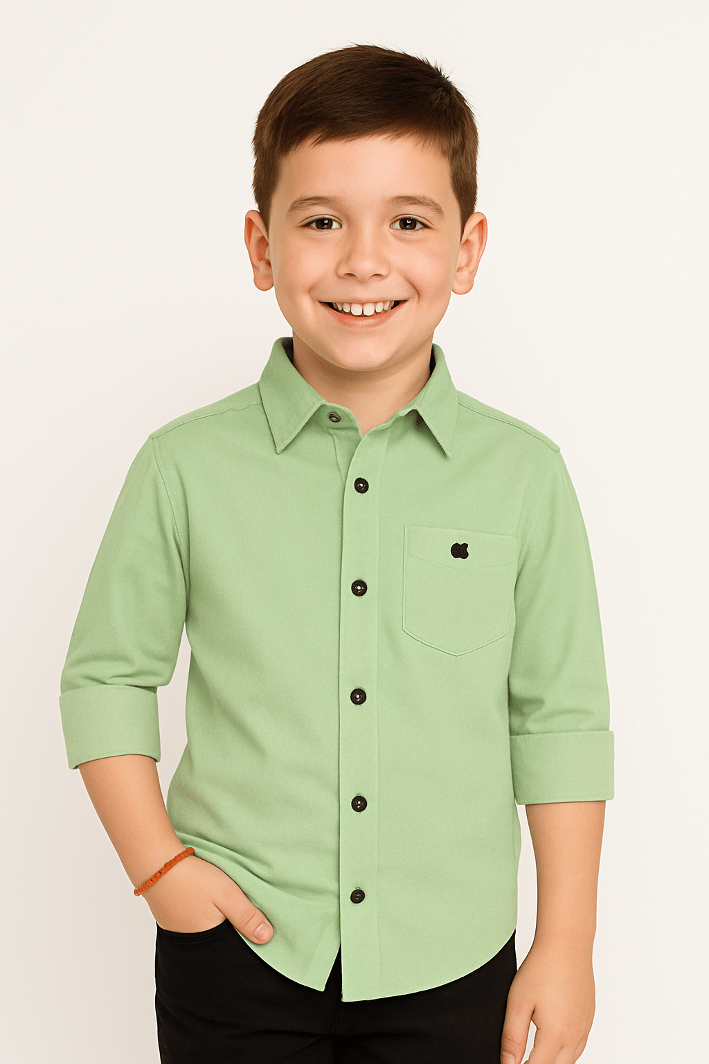ZAKAR Pack of 1 Boys Cotton Blend Full Sleeves Shirt ( Pistachio ) ZAKAR Pack of 1 Boys Cotton Blend Full Sleeves Shirt ( Pistachio )