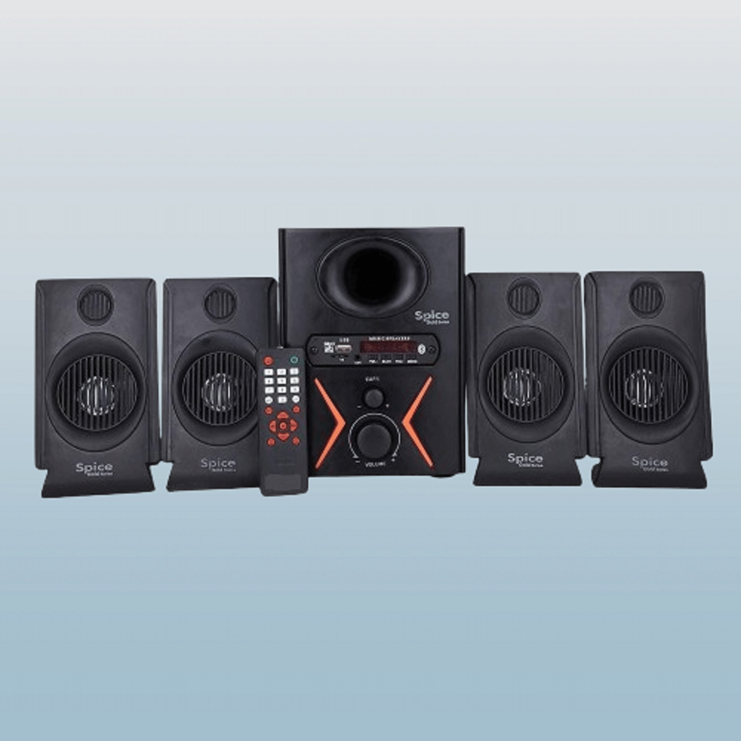     			Zinitax Spice Gold Series 150 W Bluetooth Speaker Bluetooth v5.0 with USB Playback Time 5 hrs Black
