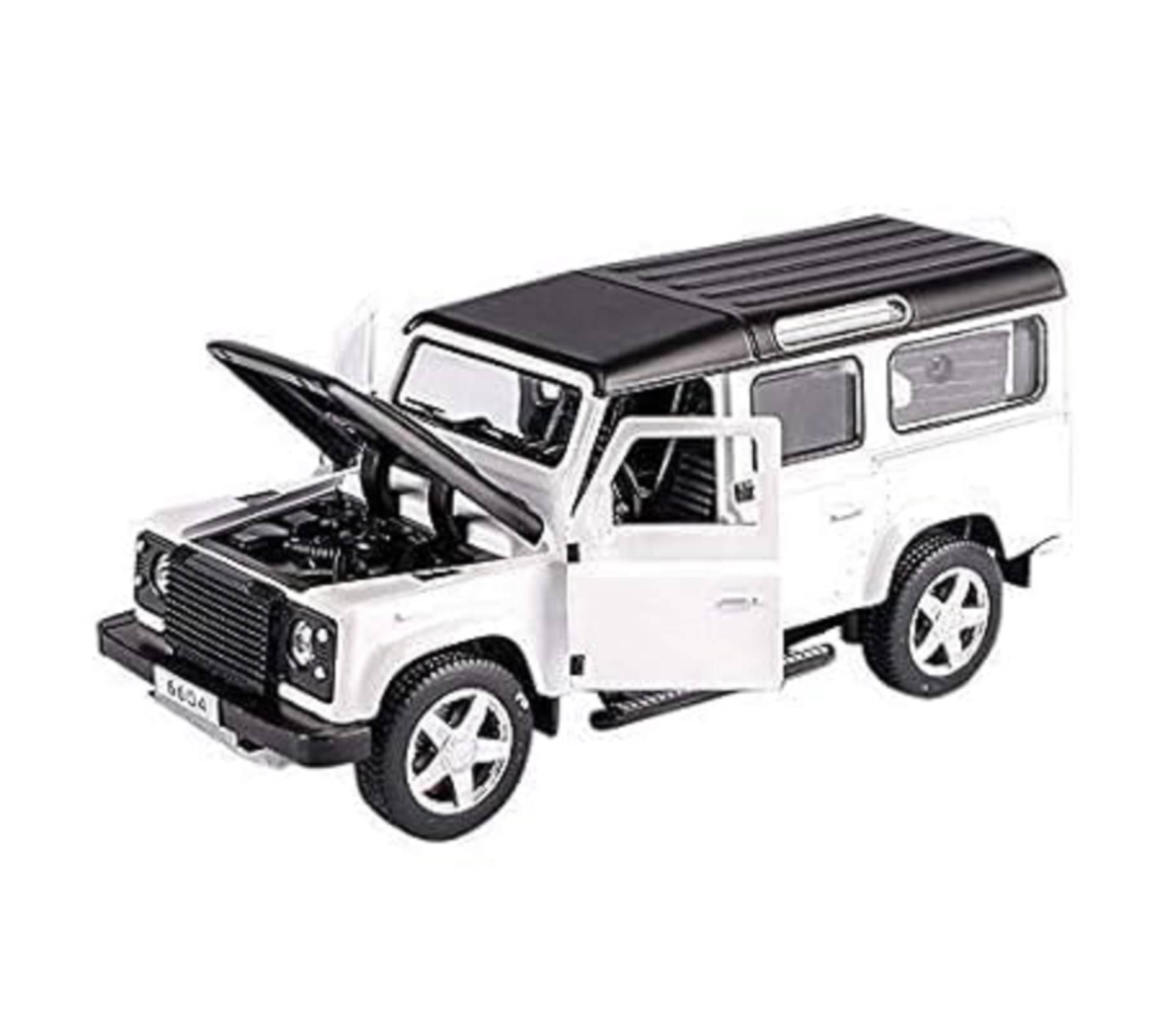 1:32 Diecast Metal Toy Car for Kid Defender Toy Car with Light Sound Pull Back Openable Door (Multicolor) 1:32 Diecast Metal Toy Car for Kid Defender Toy Car with Light Sound Pull Back Openable Door (Multicolor)