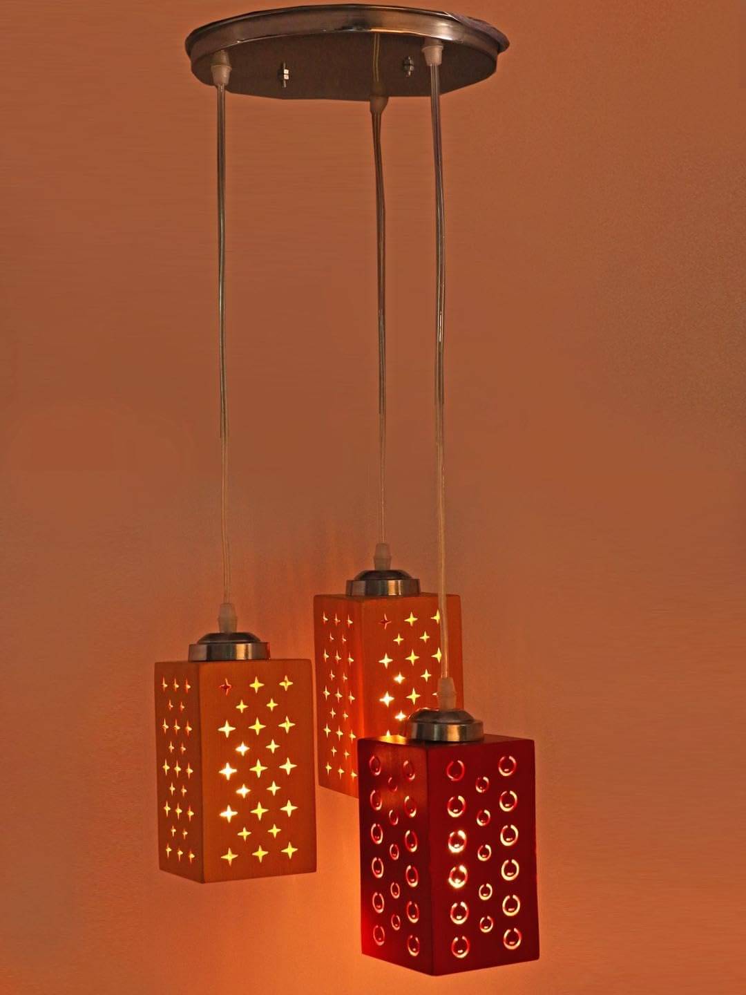    			AFAST Glass Multi Ceiling Lights - Pack of 3