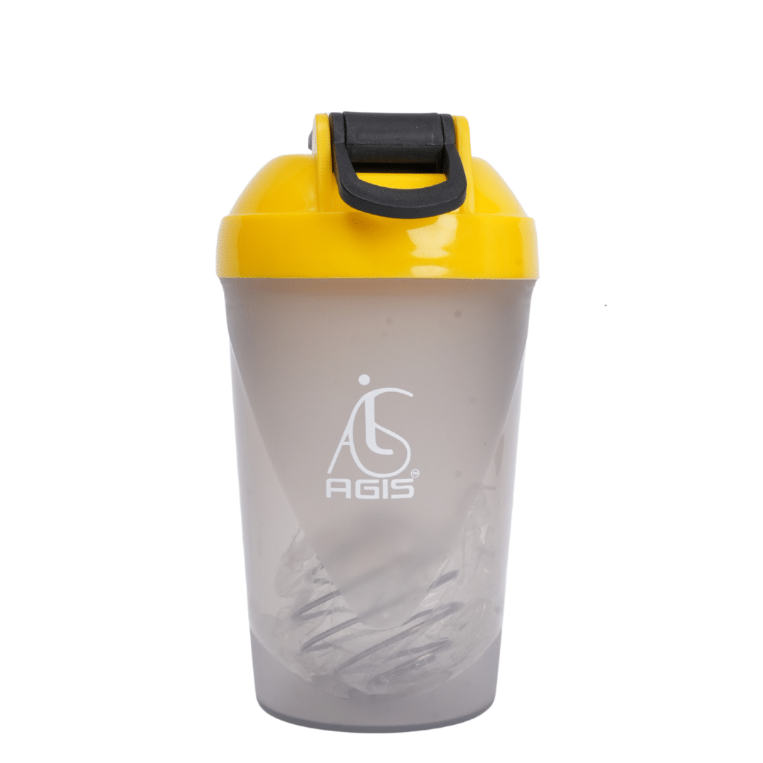 AGIS Plastic Yellow 500 mL Shaker,Bottle ( Pack of 1 )     			AGIS Plastic Yellow 500 mL Shaker,Bottle ( Pack of 1 )