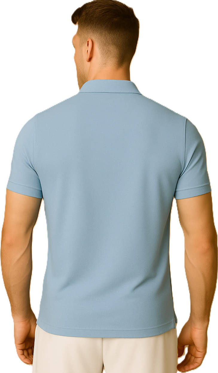 Alvin Men Cotton Blend Regular Fit Printed Polo T Shirt ( Light Blue ) Alvin Men Cotton Blend Regular Fit Printed Polo T Shirt ( Light Blue )