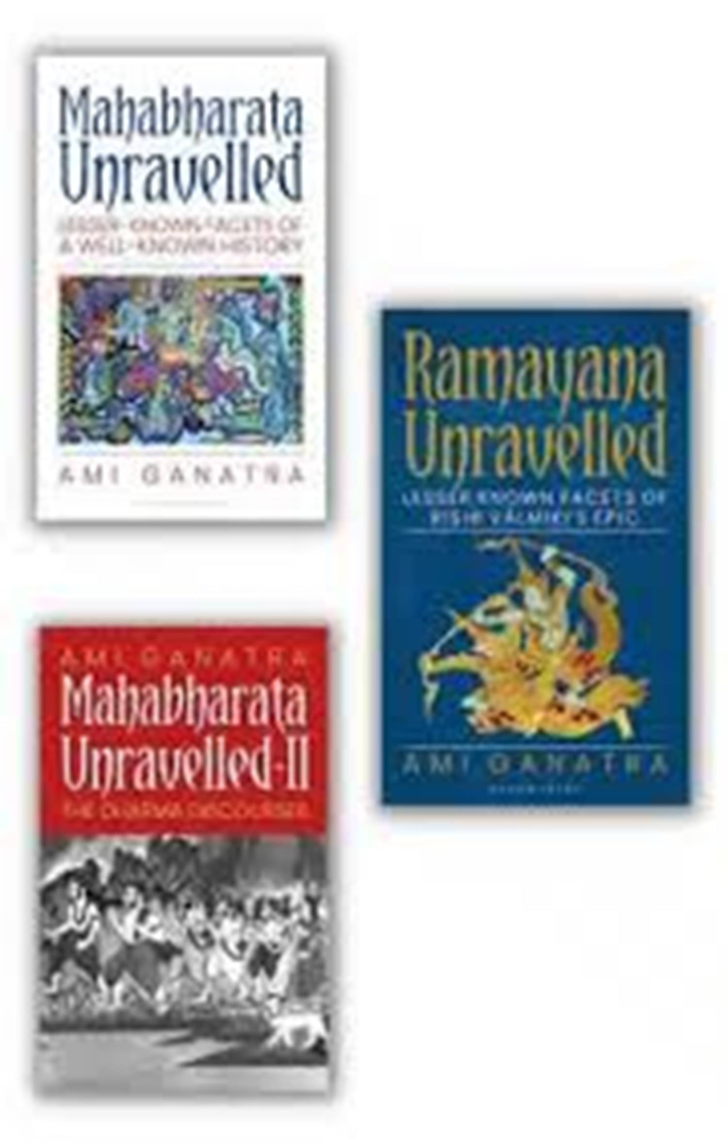 Ami Ganatra Set of 3 Books : Mahabharata Unravelled ( Vol 1 & 2) | Ramayana Unravelled Ami Ganatra Set of 3 Books : Mahabharata Unravelled ( Vol 1 & 2) | Ramayana Unravelled
