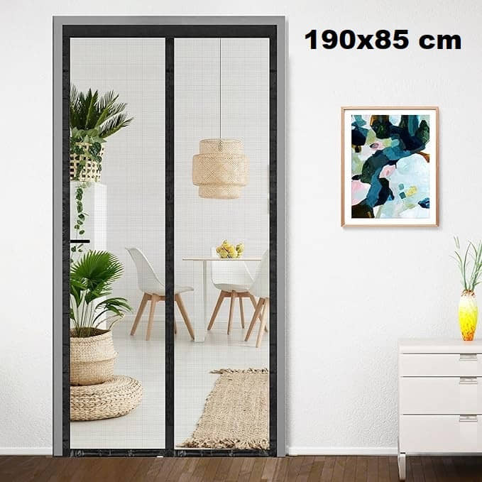 CASA FURNISHING - Black HDPE - High Density Poly Ethylene Hanging Mosquito Net ( Pack of 1 )