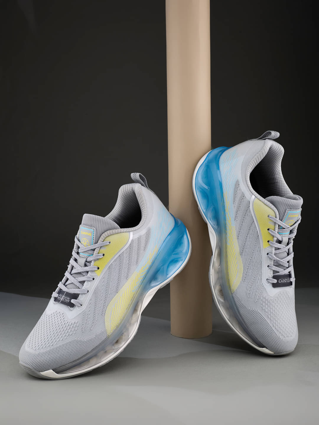 Campus CRASH Gray Men's Sports Running Shoes Campus CRASH Gray Men's Sports Running Shoes