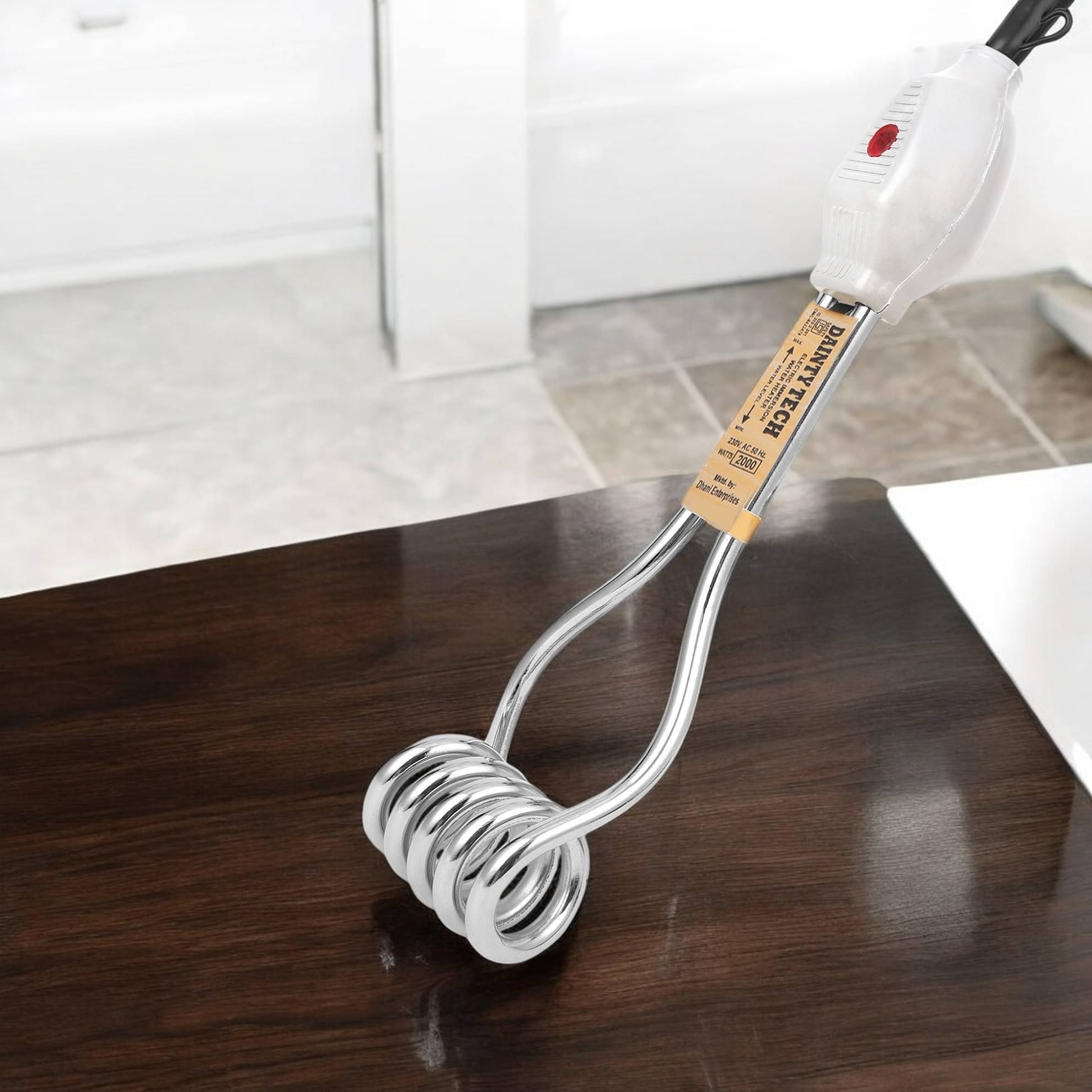     			Dainty Tech Grey 2000W Steel Immersion Rod