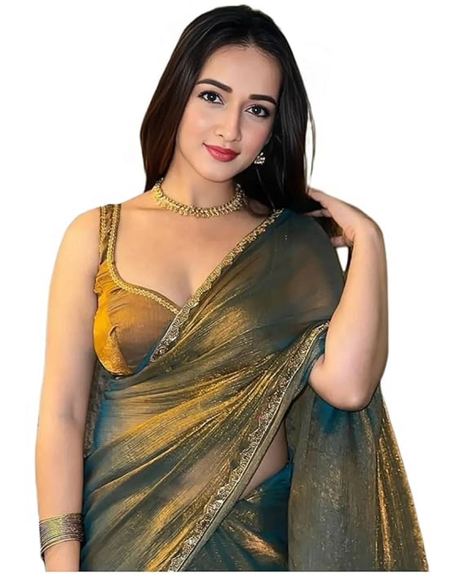 Dulhan Saree Zimmy Choo Colorblock Mysore Silk Sarees With Unstitched Blouse Piece ( Gold ) Dulhan Saree Zimmy Choo Colorblock Mysore Silk Sarees With Unstitched Blouse Piece ( Gold )