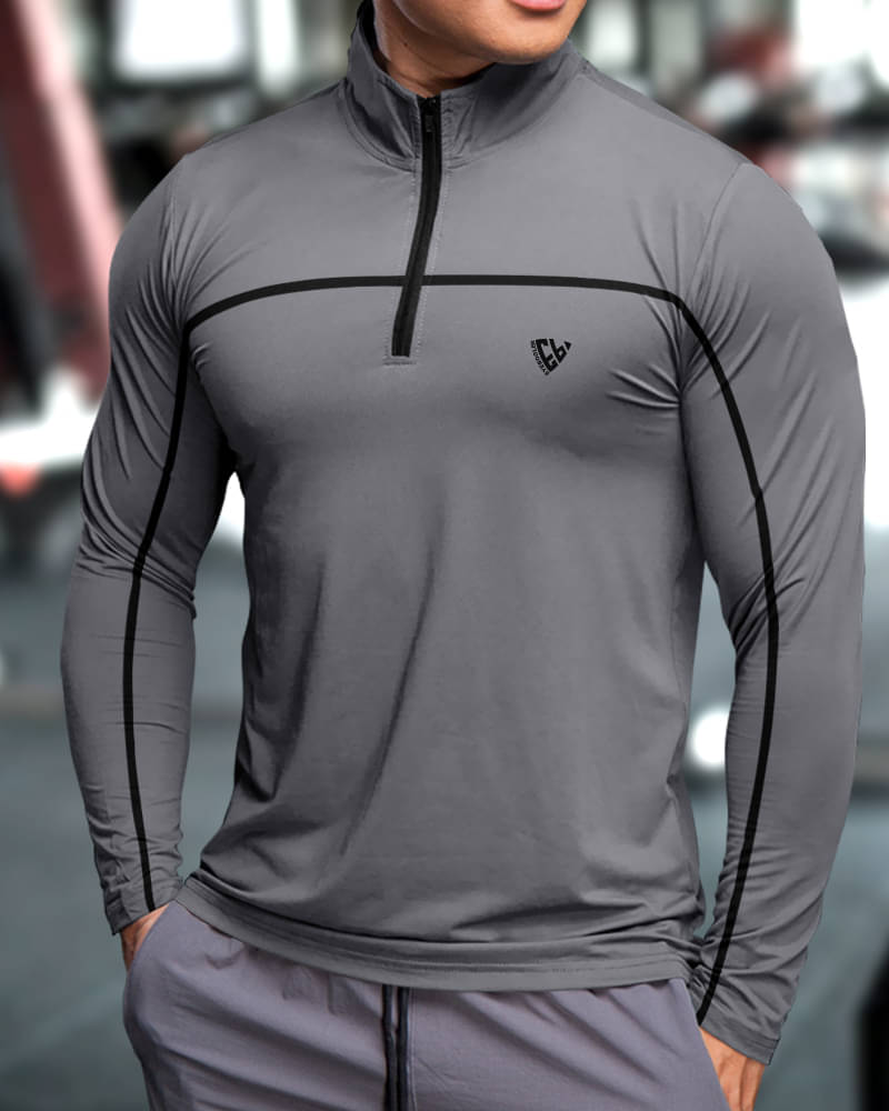 Eyebogler Men Polyester Regular Fit Solid T-Shirt ( Grey ) Eyebogler Men Polyester Regular Fit Solid T-Shirt ( Grey )