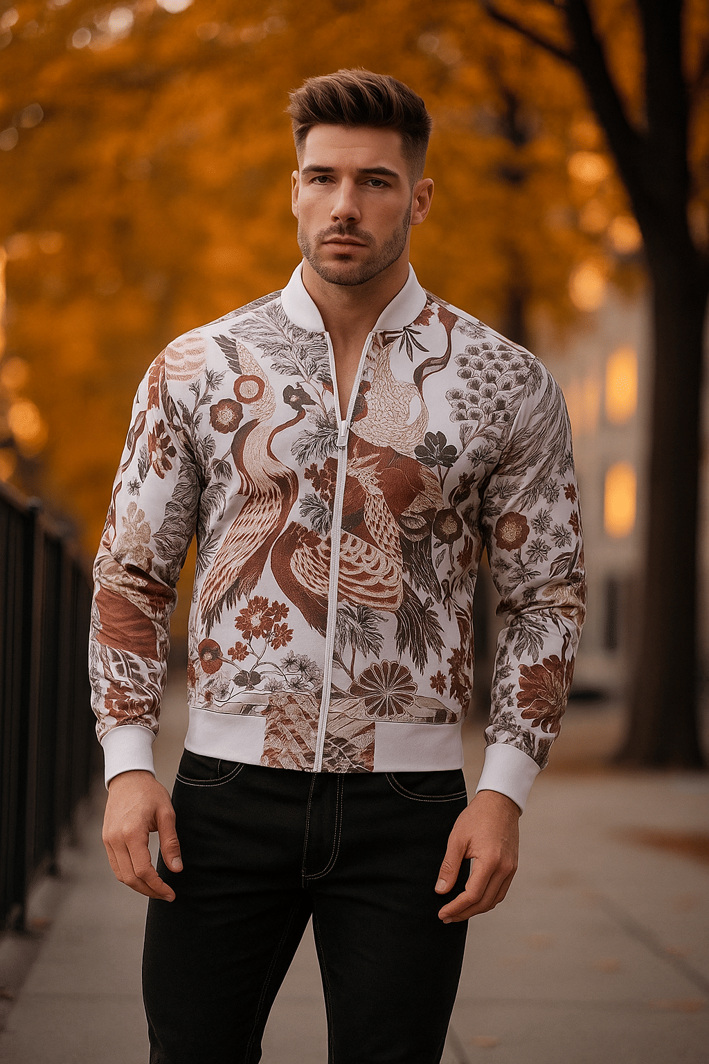 FLIRTY SOUL Polyester Men's Casual Jacket - Multicolor ( Pack of 1 )     			FLIRTY SOUL Polyester Men's Casual Jacket - Multicolor ( Pack of 1 )
