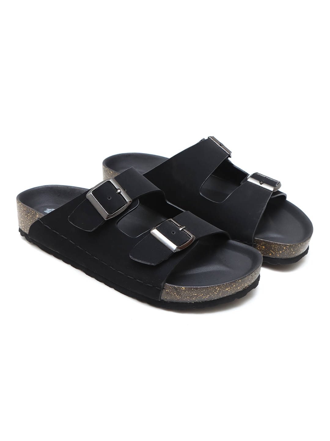     			KANASA Black Men's Slide Flip Flop