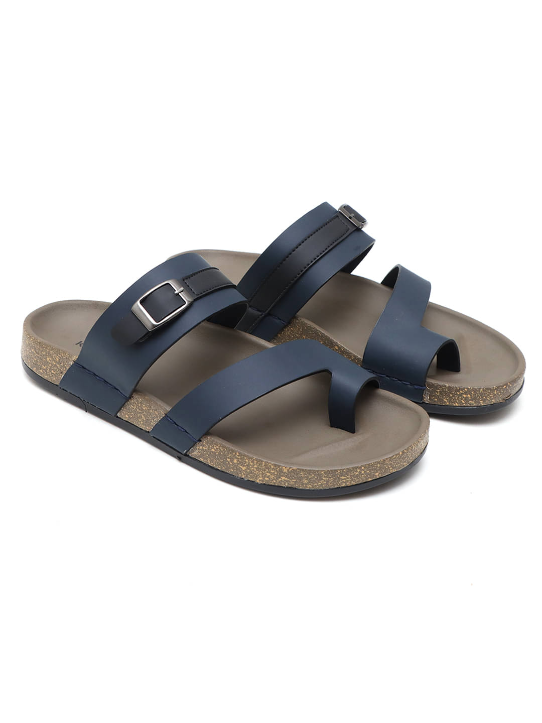     			KANASA Blue Men's Thong Flip Flop