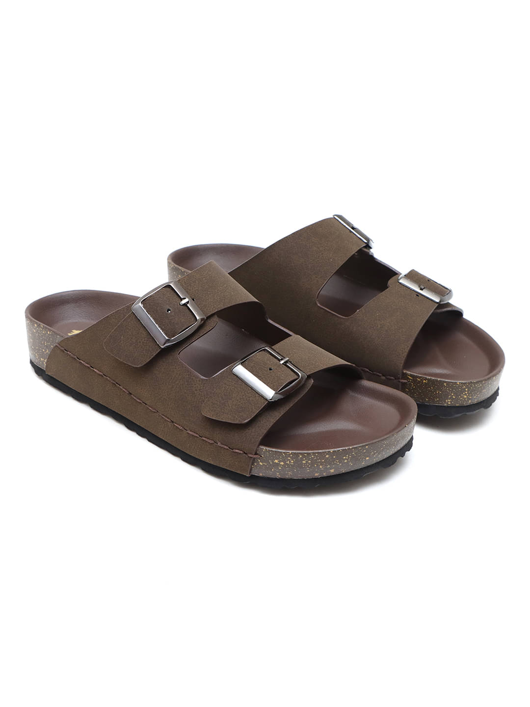     			KANASA Rust Men's Slide Flip Flop