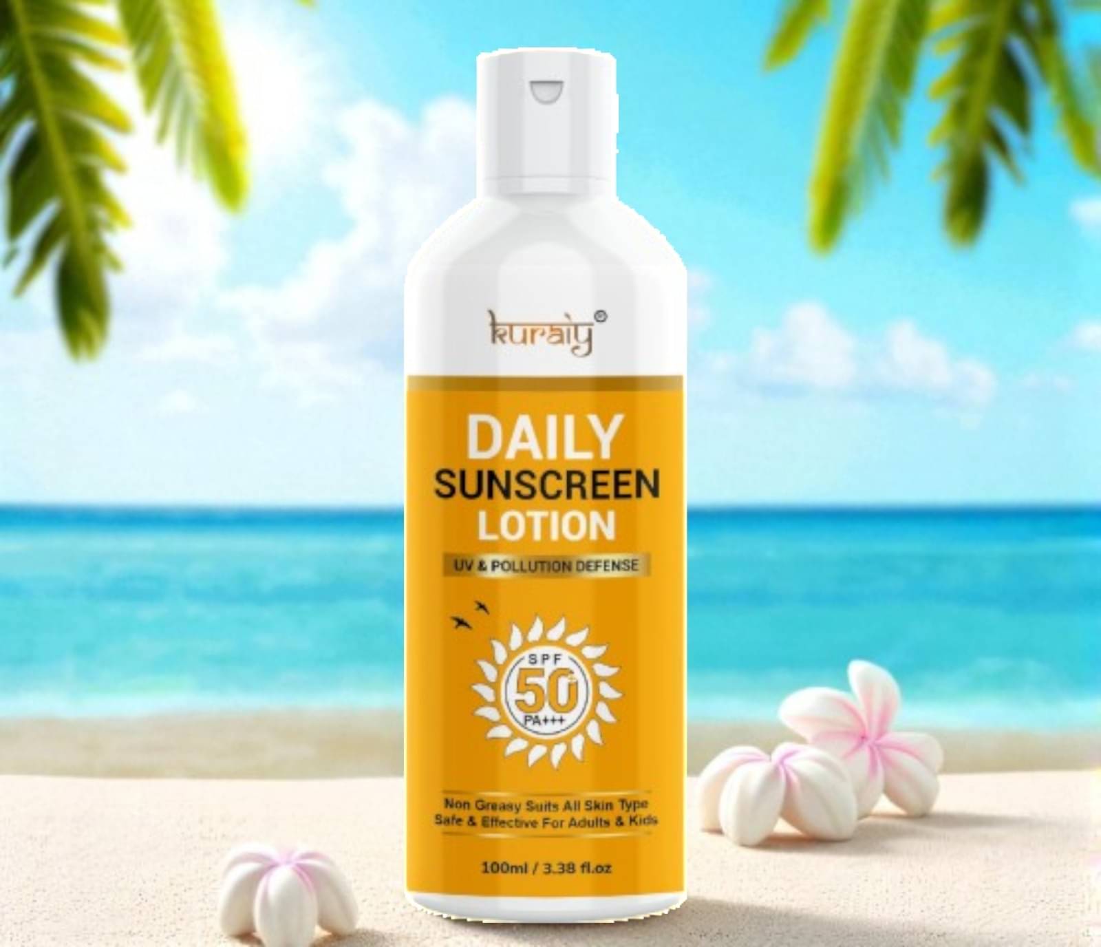     			KURAIY SPF 50 Sunscreen Cream For All Skin Type ( Pack of 1 )