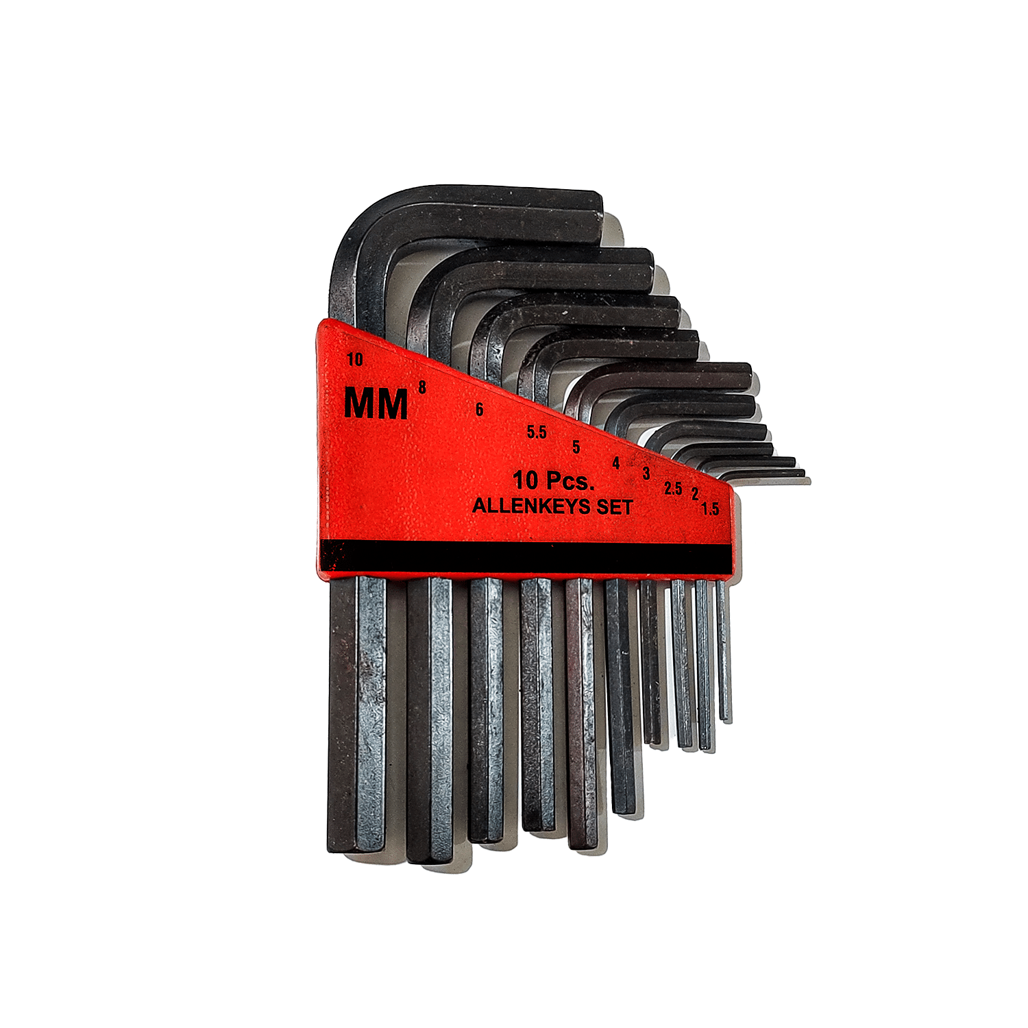     			LXMI STB Hex allen key set of 10pcs black 1.5mm to 10mm Pack of 10 Allen/Hex Keys Set of 10 Pc