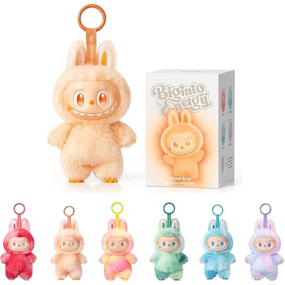     			Labubu Doll Character Action Figure Design Figures Collectible Toys Home Decorations The Monsters Big Energy Series Blind Box Cute Toy Decor Gift (Random Color - 1 Pc)