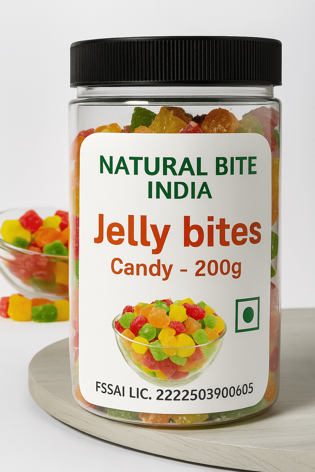 NATURAL BITE INDIA Jelly bites candy Jellies 200 gm NATURAL BITE INDIA Jelly bites candy Jellies 200 gm