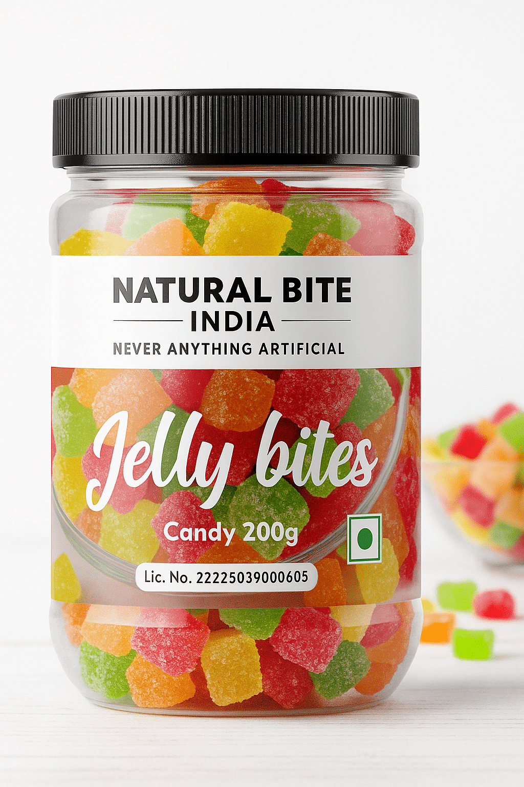 NATURAL BITE INDIA Jelly bites candy Jellies 200 gm NATURAL BITE INDIA Jelly bites candy Jellies 200 gm