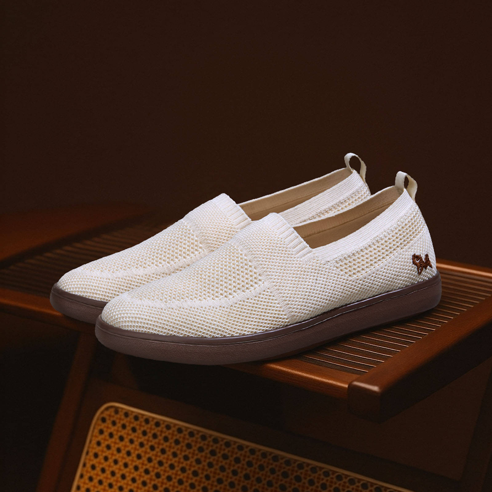     			Neemans Off White Men's Slip-on Shoes