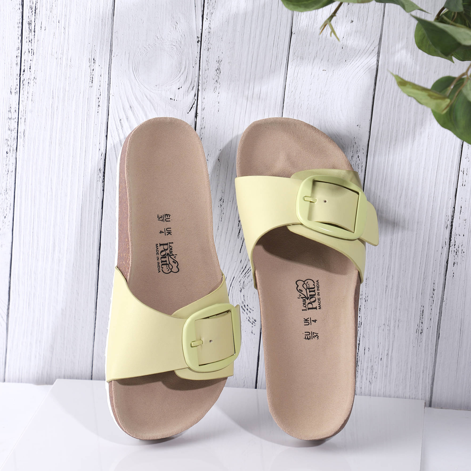 OZZOH Yellow Women's Flats OZZOH Yellow Women's Flats