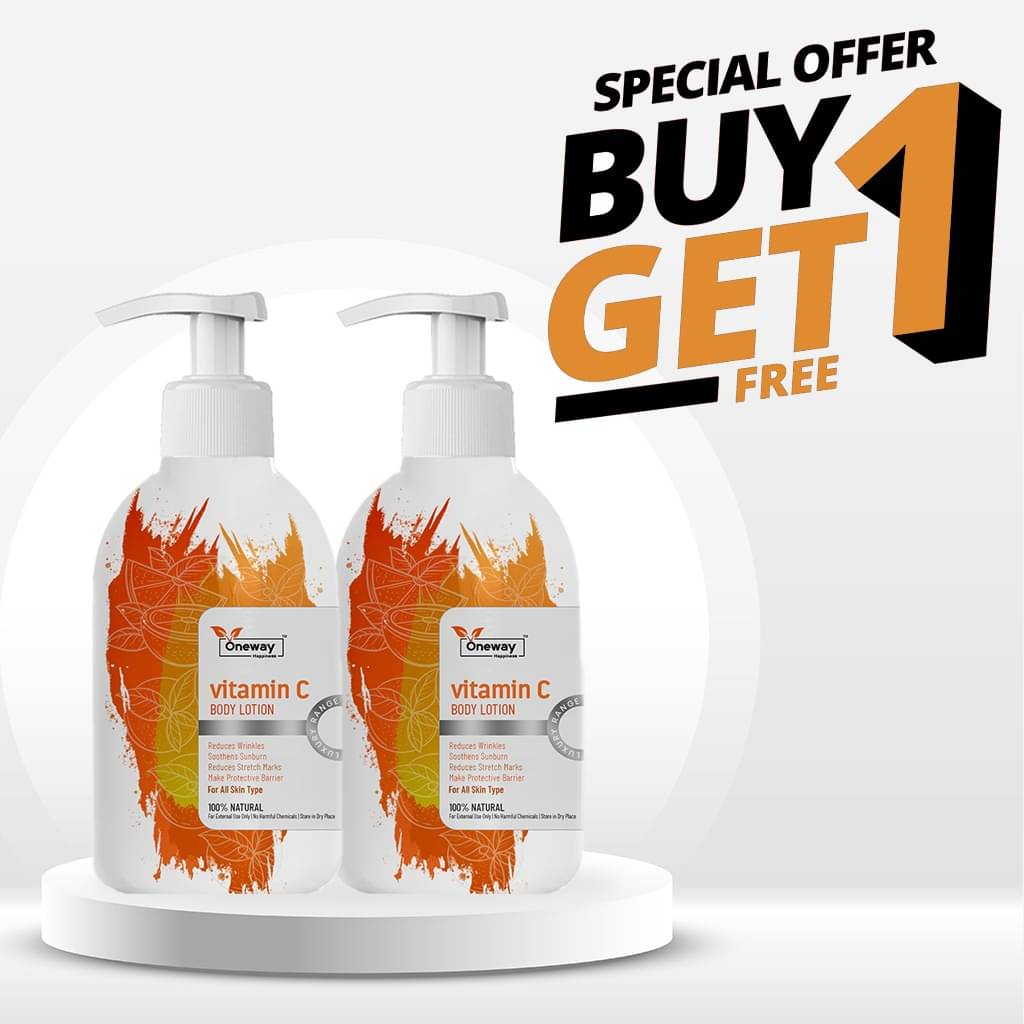     			Oneway Happiness Moisturizing Lotion For Normal Skin 600 ml ( Pack of 2 )