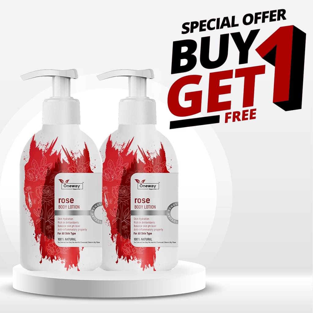     			Oneway Happiness Moisturizing Lotion For Normal Skin 600 ml ( Pack of 2 )