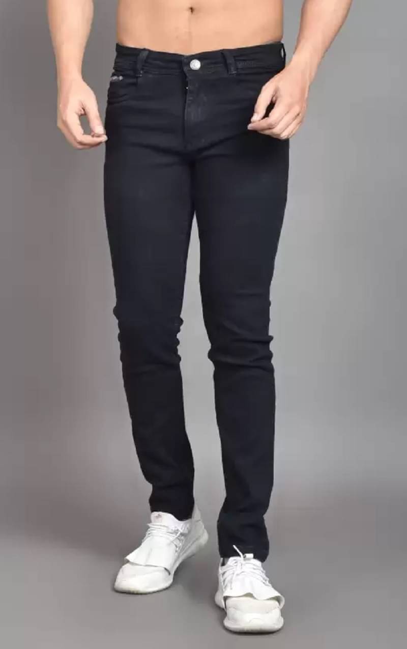     			POKHINDA Skinny Fit Basic Men's Jeans - Black ( Pack of 1 )