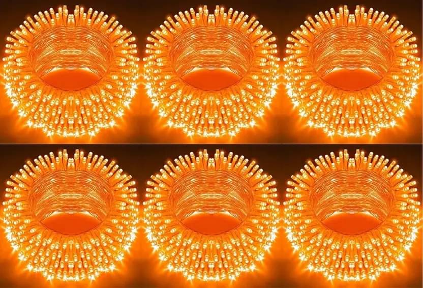     			SPARKWORLD Orange 20M String Light ( Pack of 6 )