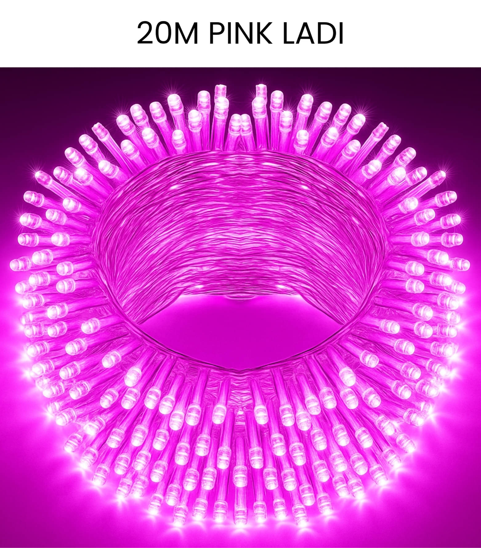     			SPARKWORLD Pink 20M String Light ( Pack of 1 )