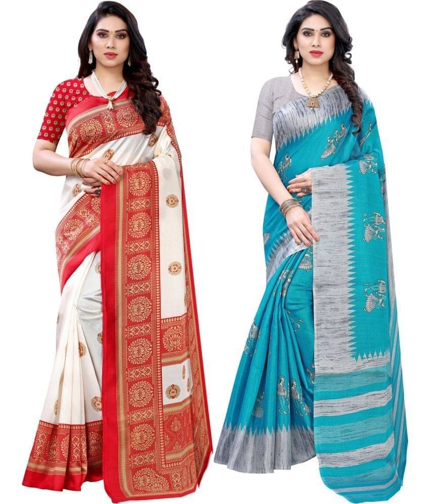 Saadhvi Cotton Silk Applique Regular Saree With Unstitched Blouse Piece ( Multicolor ) Saadhvi Cotton Silk Applique Regular Saree With Unstitched Blouse Piece ( Multicolor )